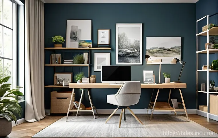 홈디자인 고객 관리 전략 - A warm and inviting modern living room where an attentive female interior designer, in her late 30s ...